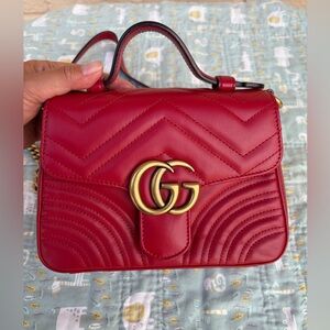 Gucci Matelasse Top Handle Crossbody Bag